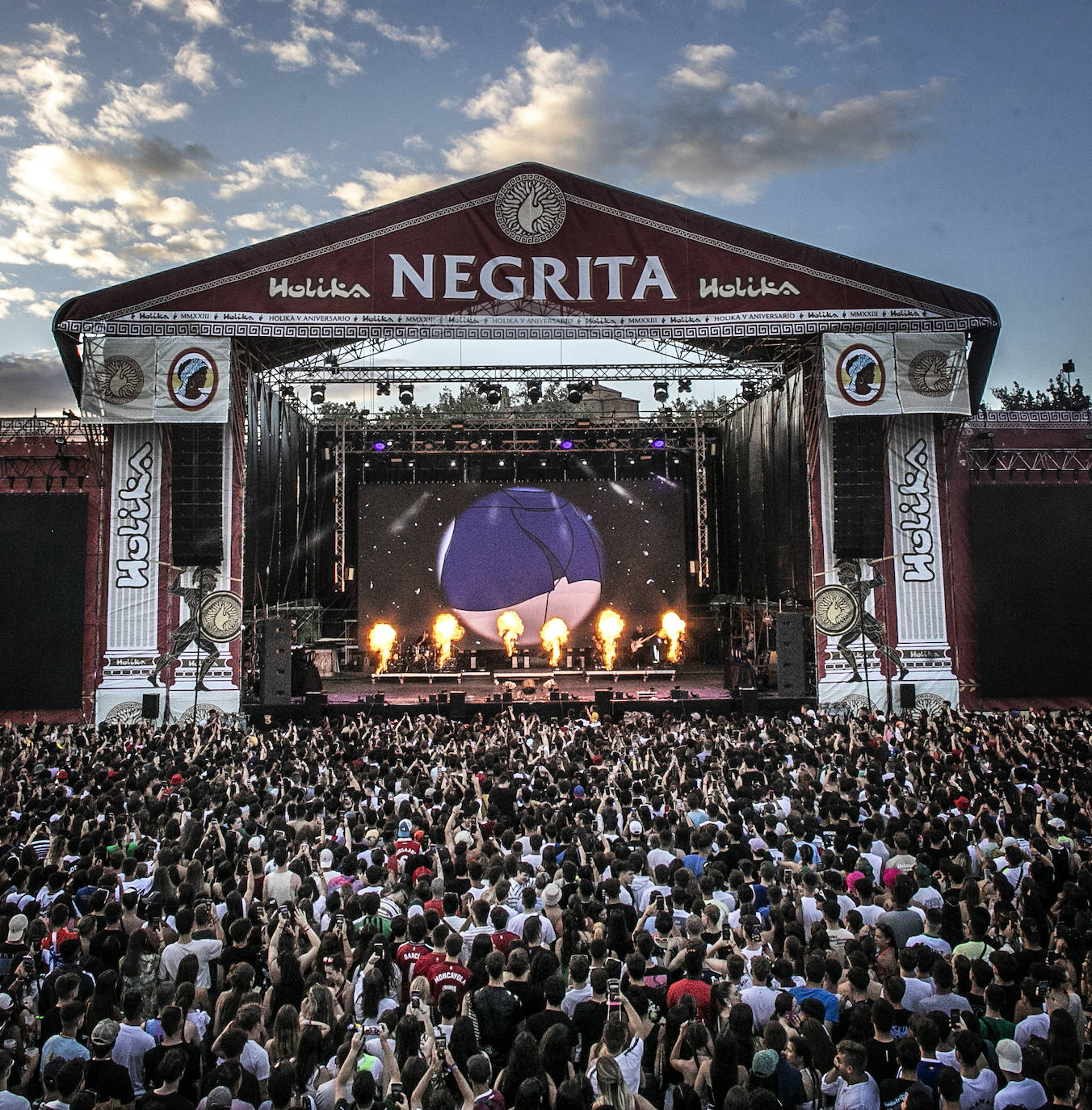 Las imágenes del Holika del sábado por la tarde