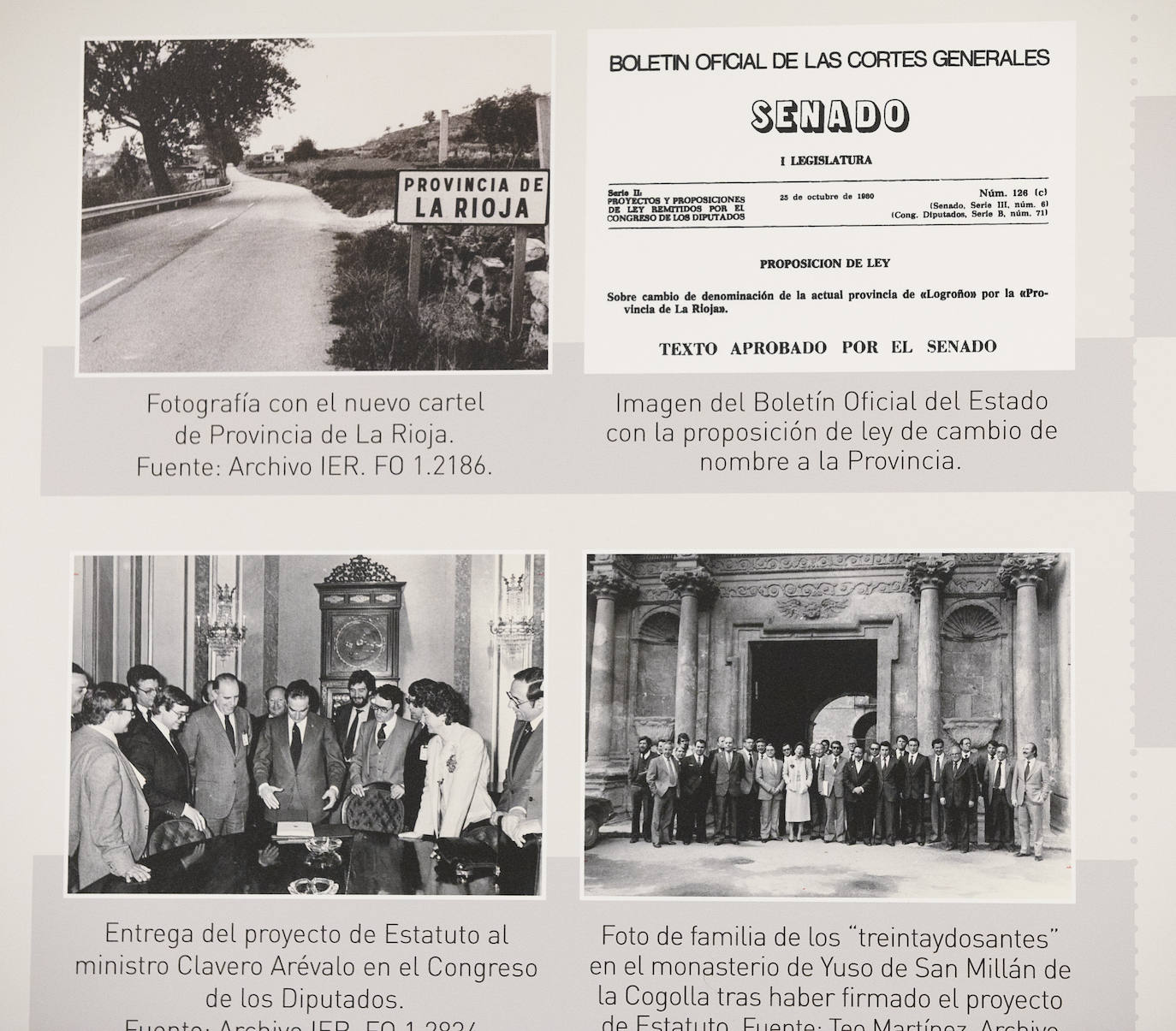 Cuarenta años de &#039;Las elecciones autonómicas en La Rioja&#039;, en la Sala de Exposiciones Ibercaja
