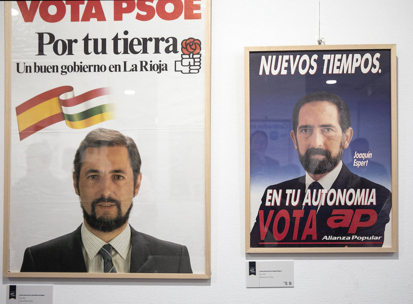 Cuarenta años de &#039;Las elecciones autonómicas en La Rioja&#039;, en la Sala de Exposiciones Ibercaja
