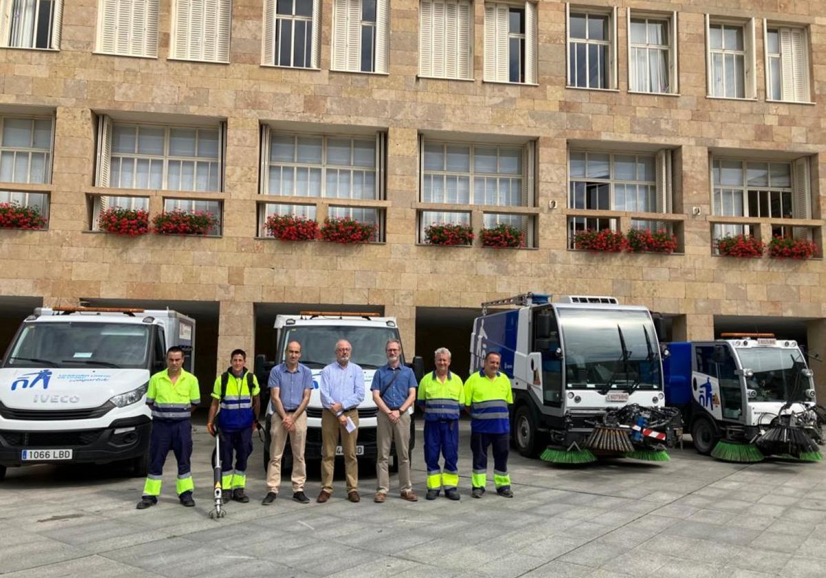 Foto de familia durante la presentación del «plan de choque».