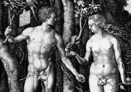 'Adán y Eva', grabado de Alberto Durero (1504).