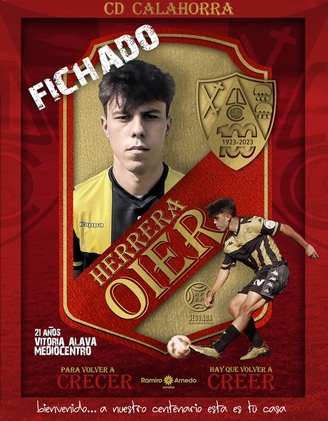 Oier Herrera, nuevo fichaje del Calahorra.