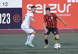 Unai García, en un partido.