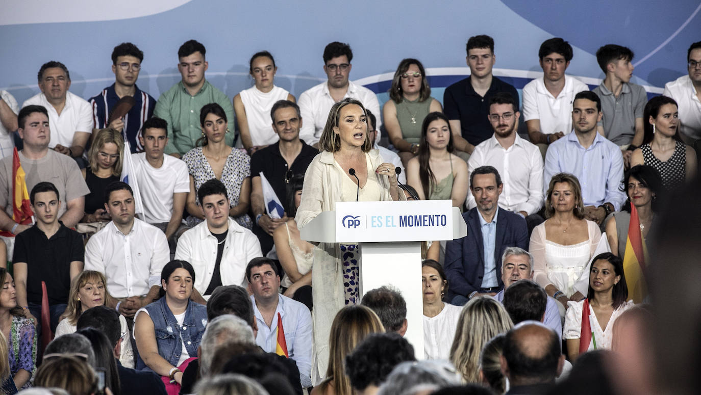 Las imágenes del acto de Feijóo en Logroño