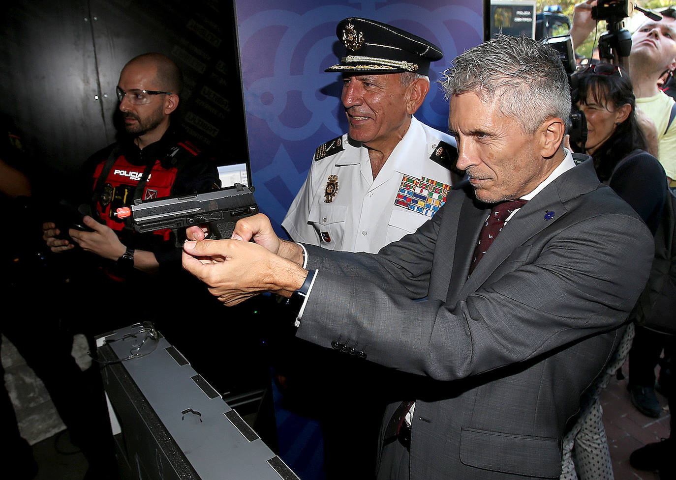 Marlaska visita las jornadas &#039;Talento Joven para una Europa Segura&#039;