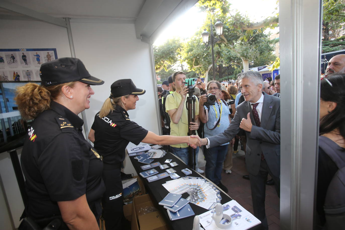 Marlaska visita las jornadas &#039;Talento Joven para una Europa Segura&#039;
