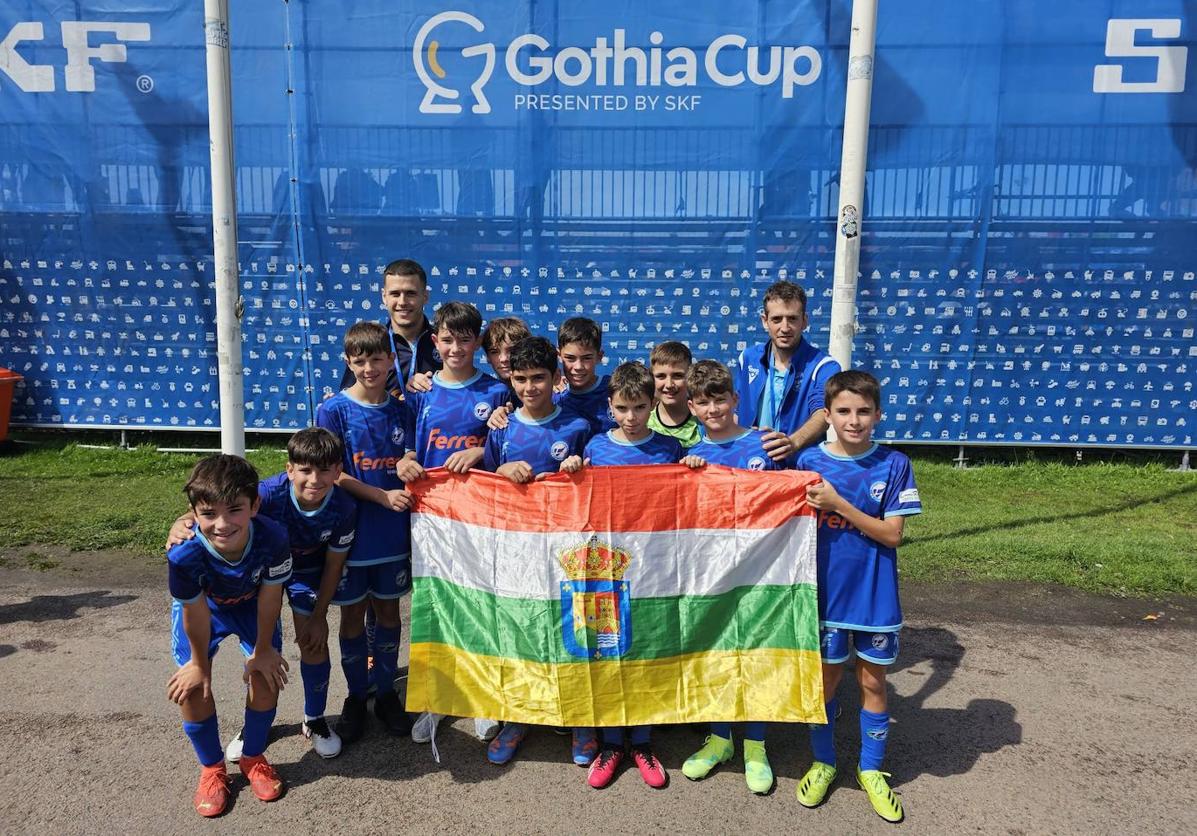 El Comillas está rindiendo a un buen nivel en la Gothia Cup.