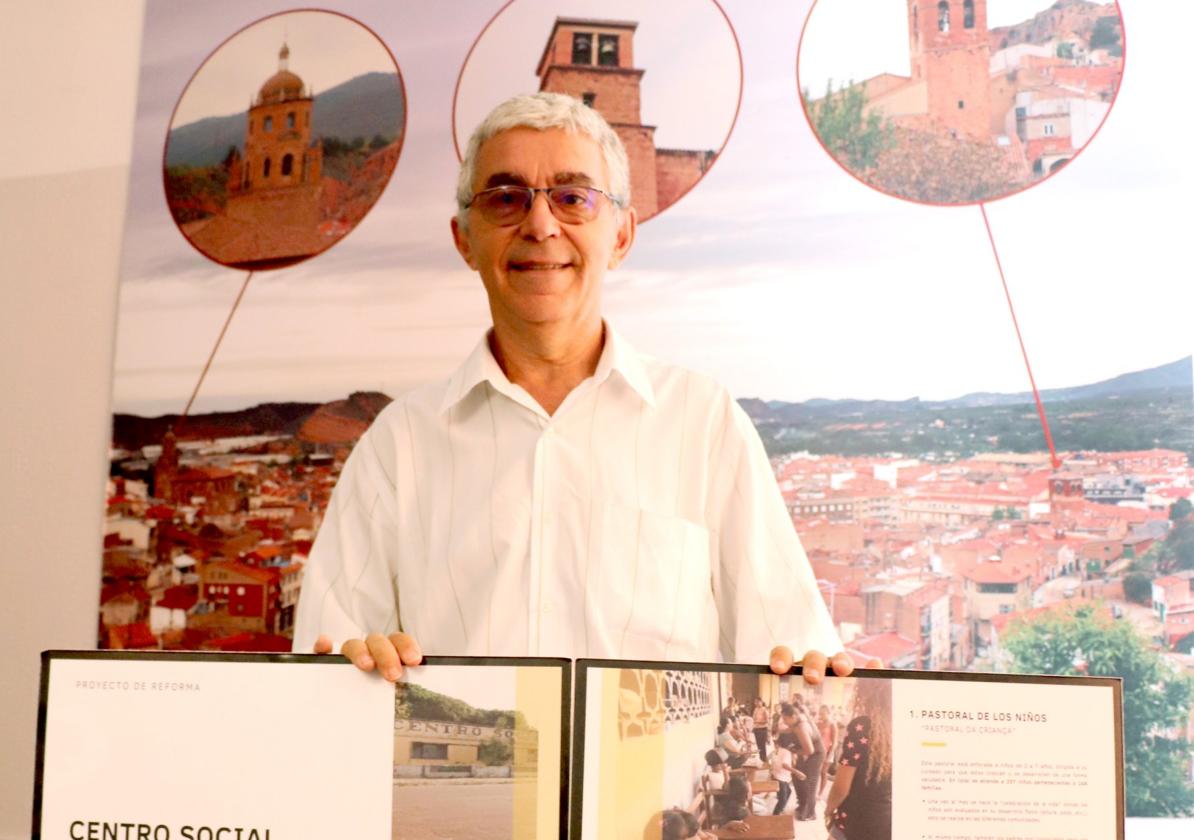 El misionero arnedano impulsó la recuperación de un centro social.