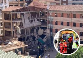 Muere un trabajador en el derrumbe de un edificio en obras en Juan XXIII
