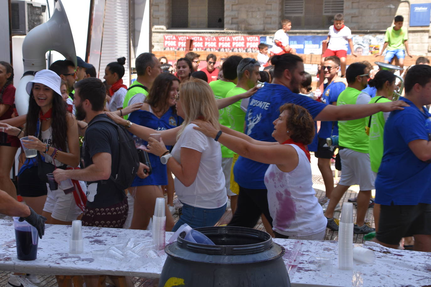Primer día de las fiestas de Santa Ana de Cervera