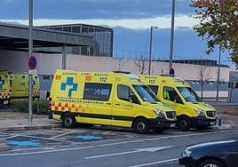 Exterior de Urgencias del hospital San Pedro.