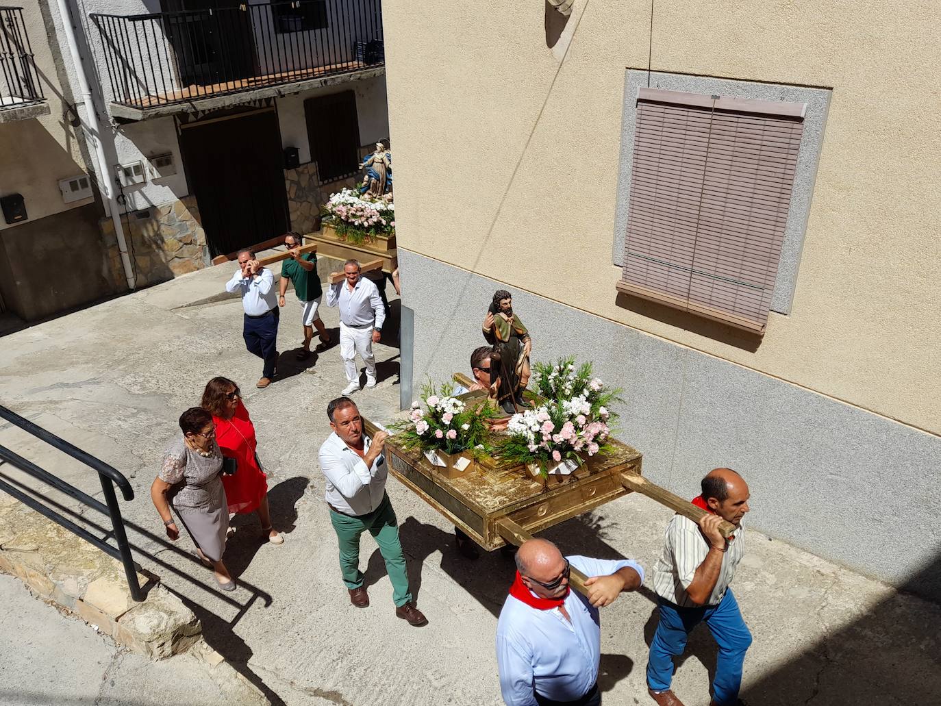 La procesión de la Asunción en Aguilar