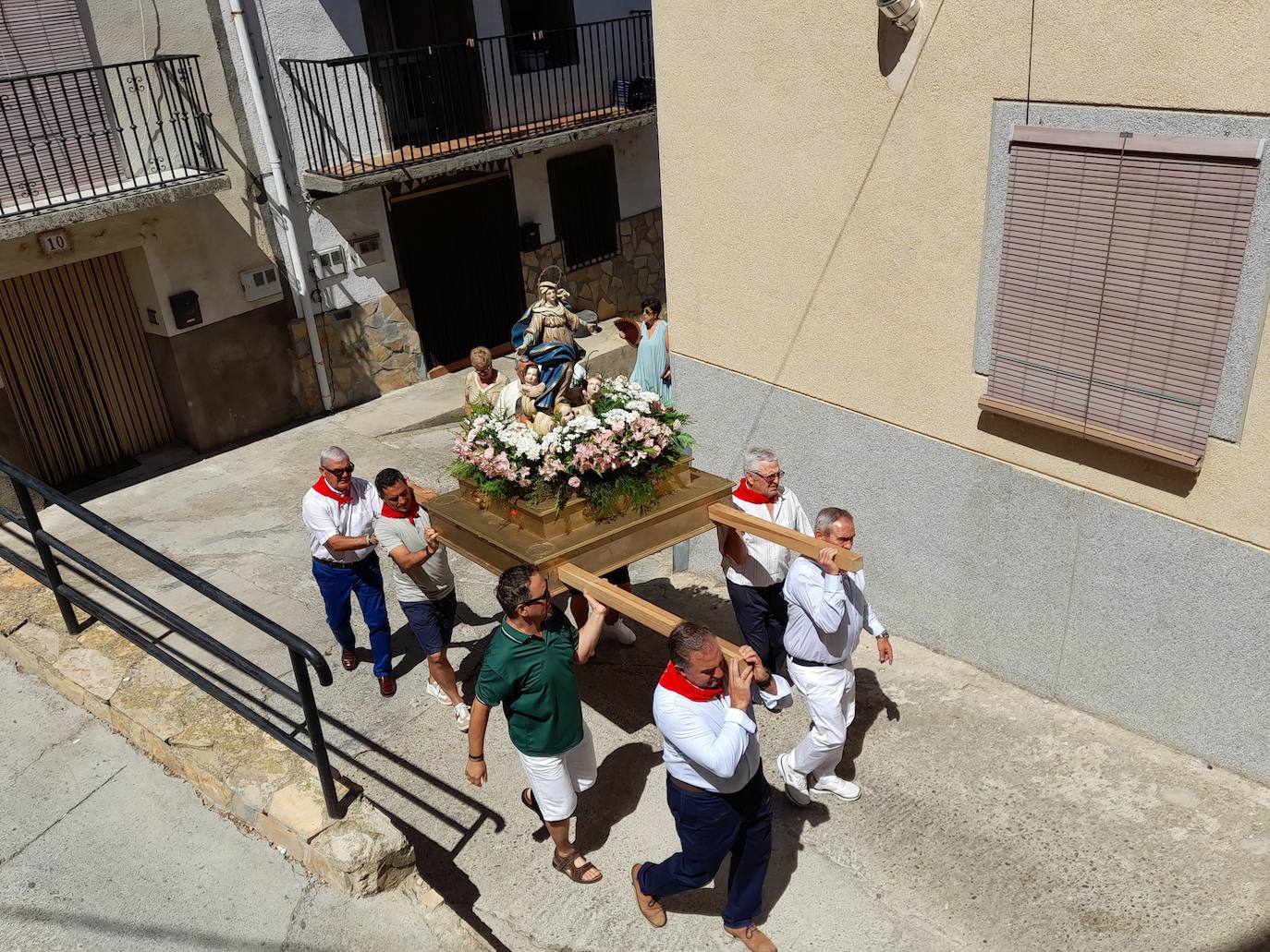 La procesión de la Asunción en Aguilar