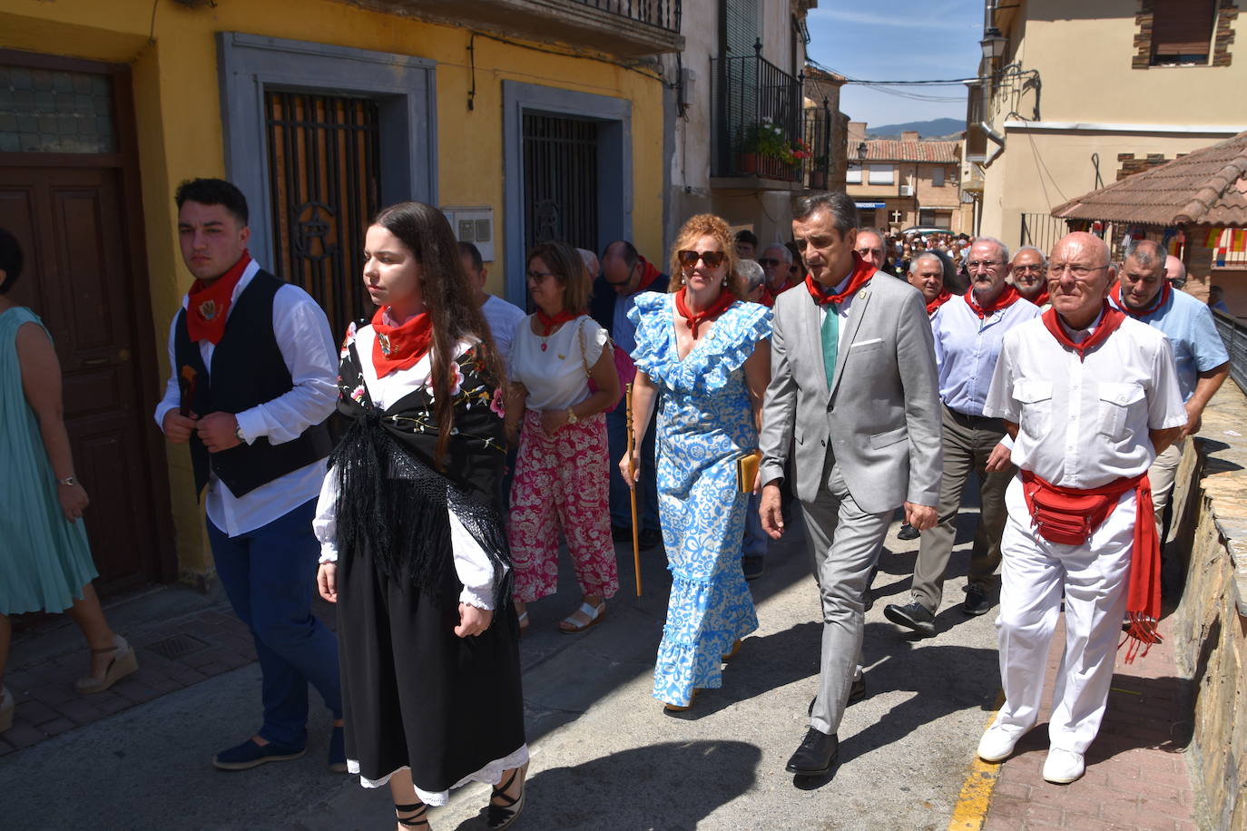 La procesión de la Asunción en Aguilar