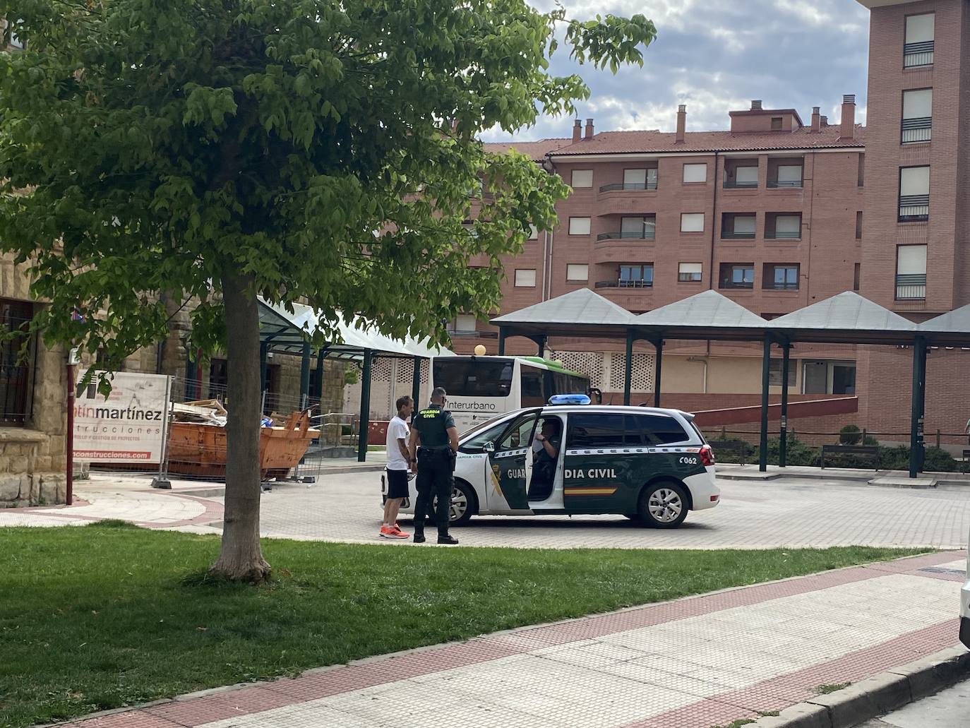 El primer detenido, ayer, después de declarar en Haro.