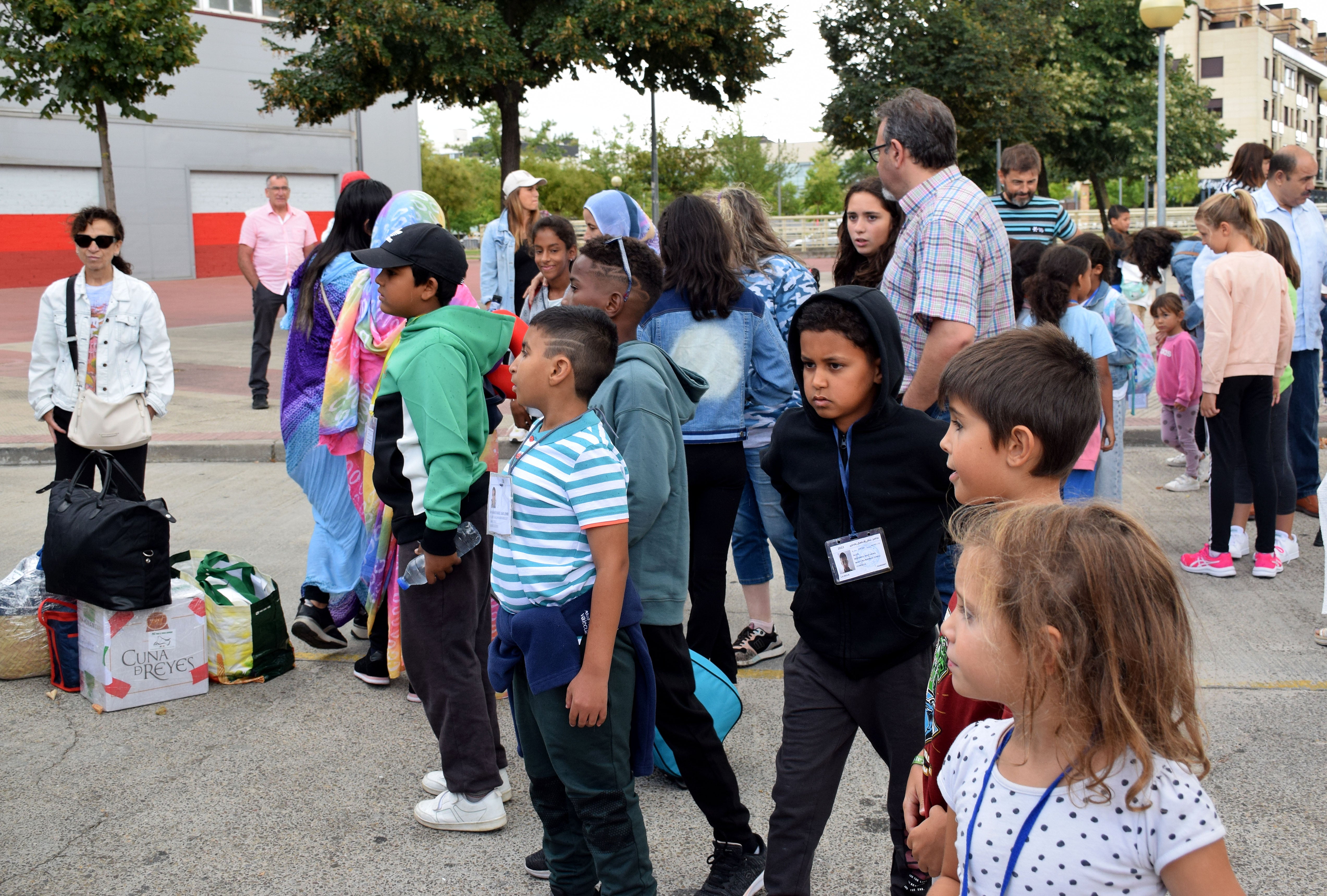 Los niños saharauis regresan a sus campamentos