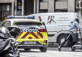 Hospitalizada la conductora de un patinete tras un choque con un automóvil en Logroño