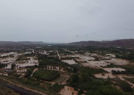 Imagen secundaria 1 - Inundaciones y desbordamientos en Corera y Alcanadre