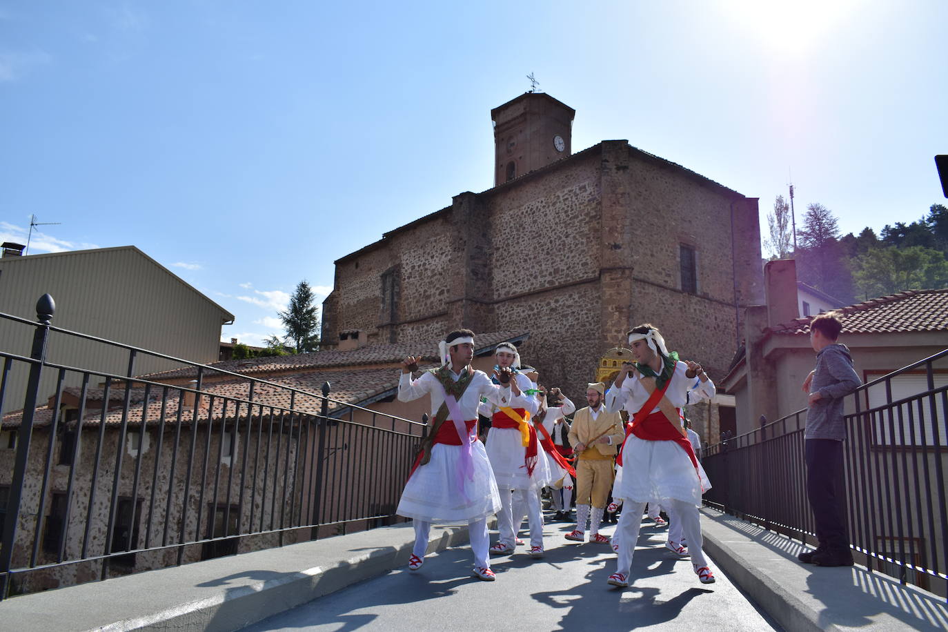 Reinauguración del puente de Ortigosa