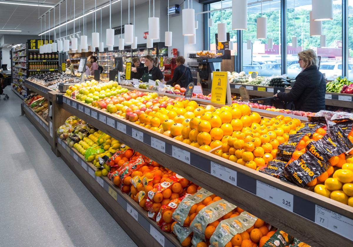 Imagen de un supermercado BM.