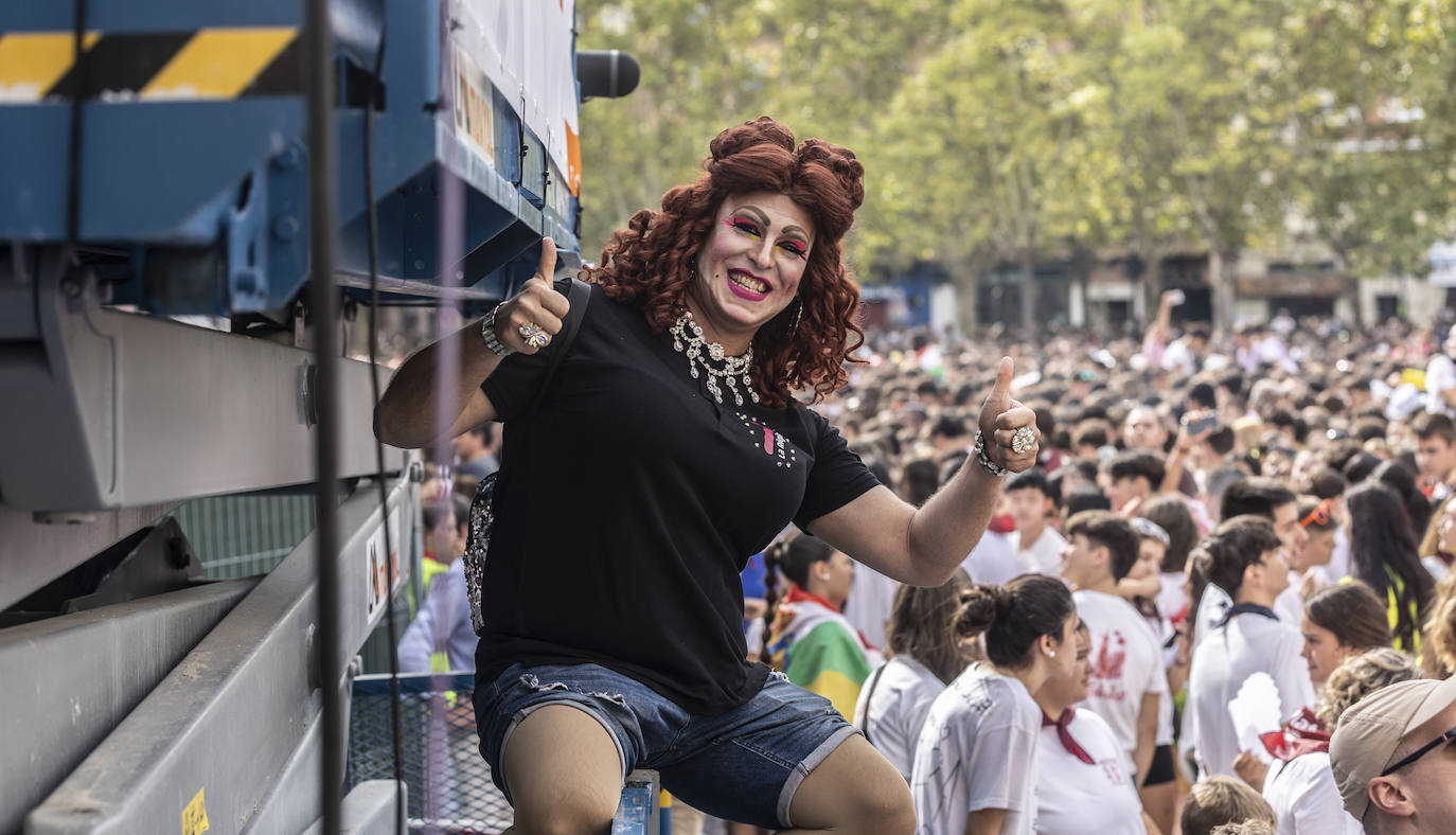 El chupinazo de San Mateo, en imágenes