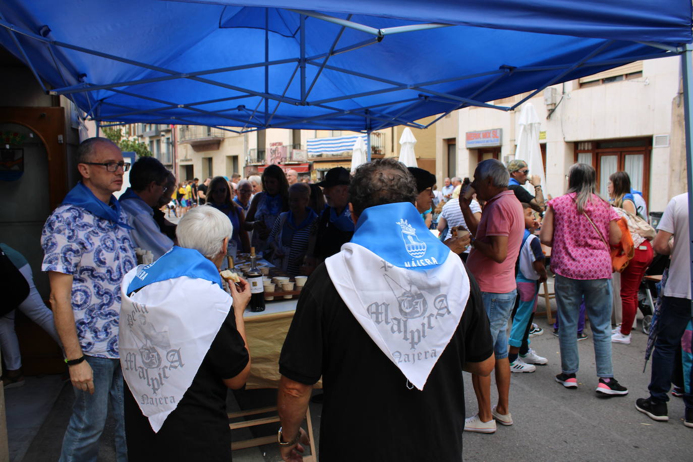 Arrancan las fiestas de septiembre con el chupinazo en Nájera