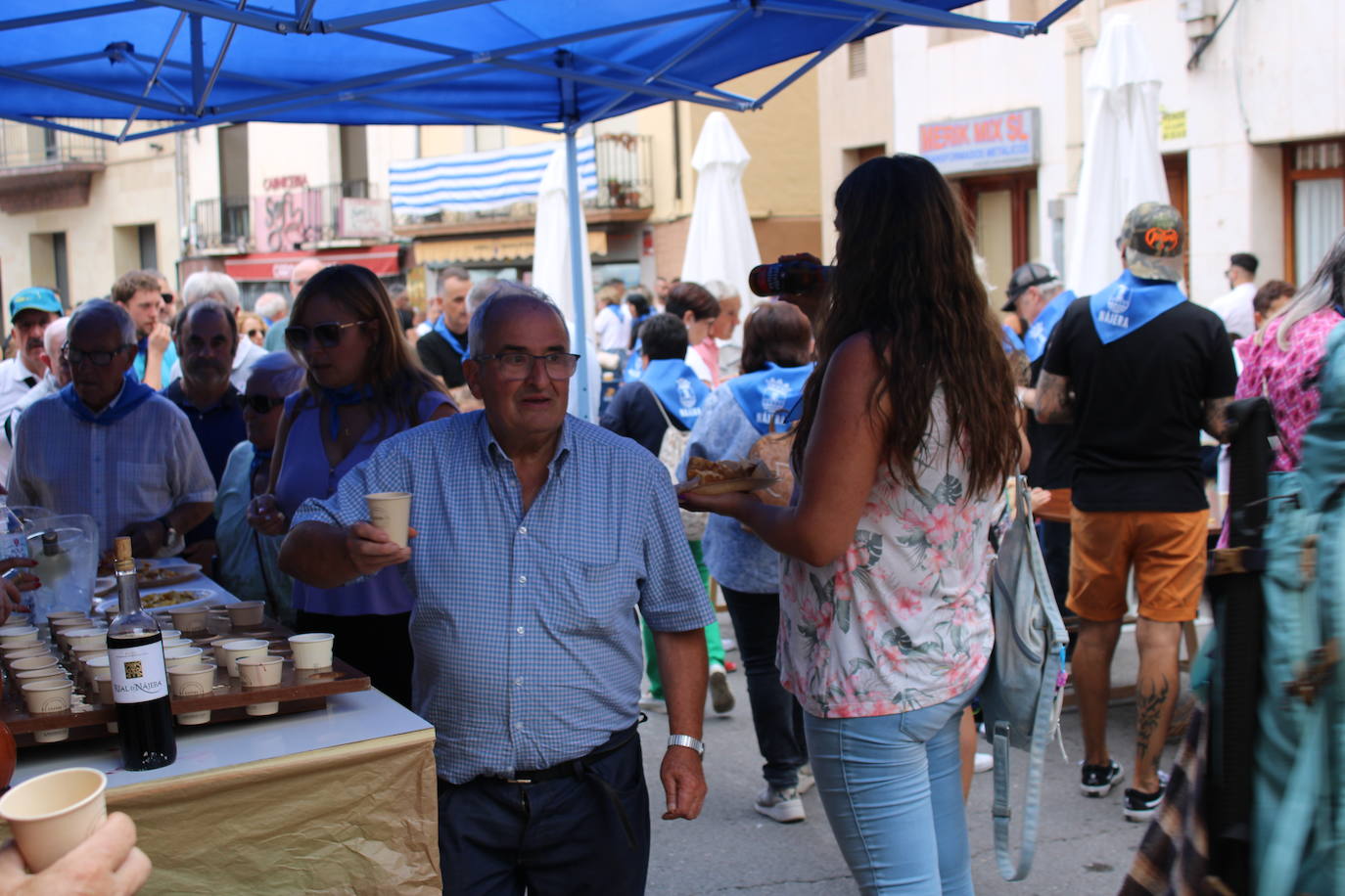 Arrancan las fiestas de septiembre con el chupinazo en Nájera