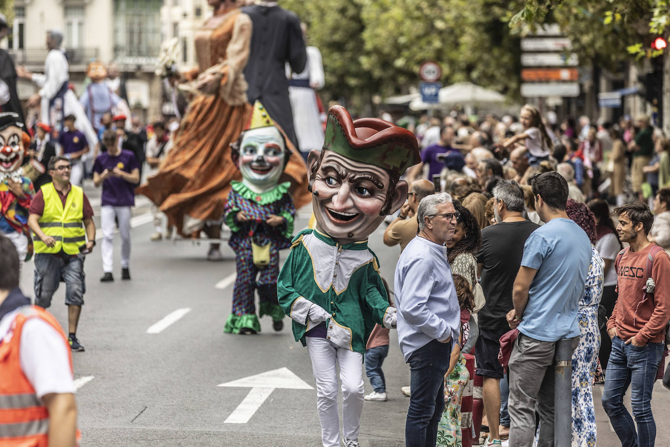 Desfile de carrozas de las fiestas de San Mateo