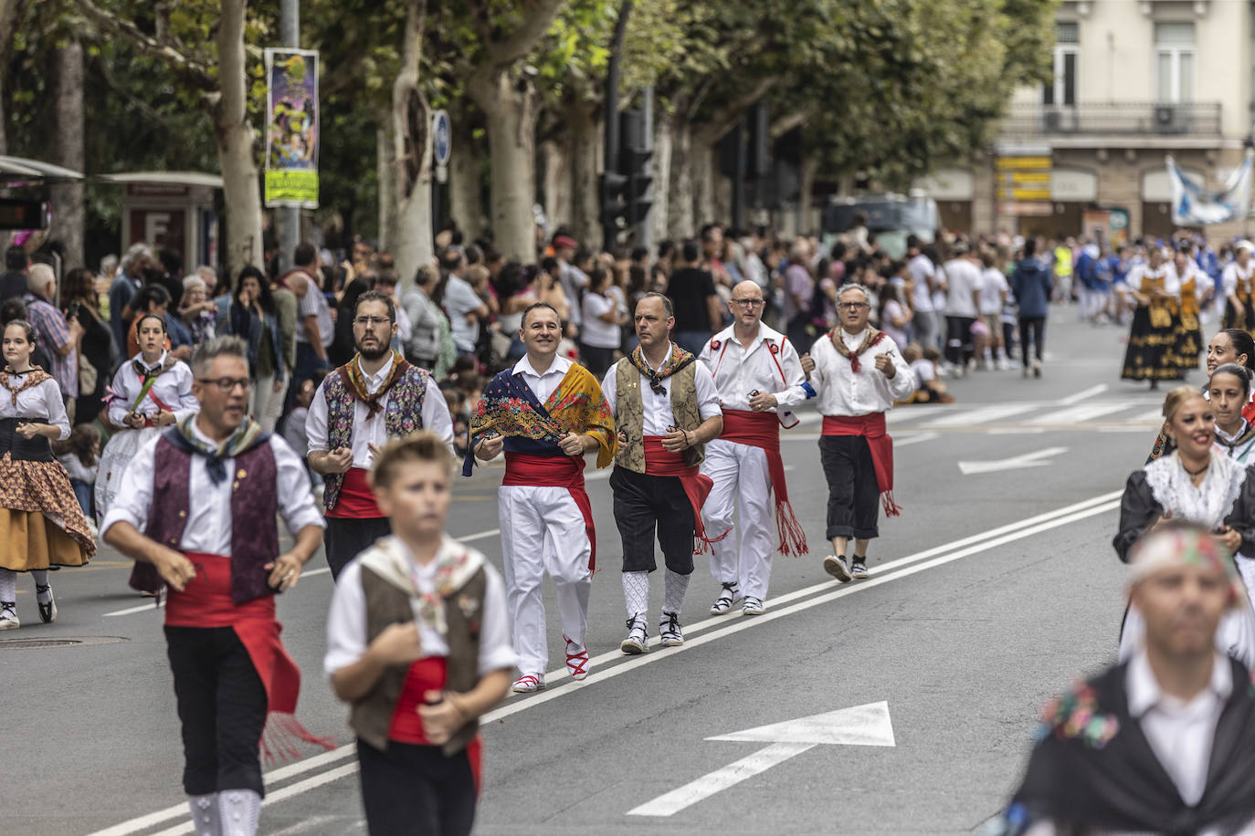 Desfile de carrozas de las fiestas de San Mateo