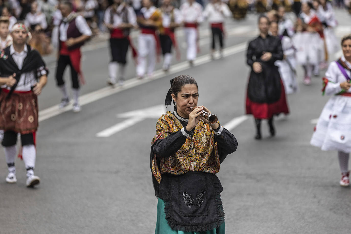 Desfile de carrozas de las fiestas de San Mateo