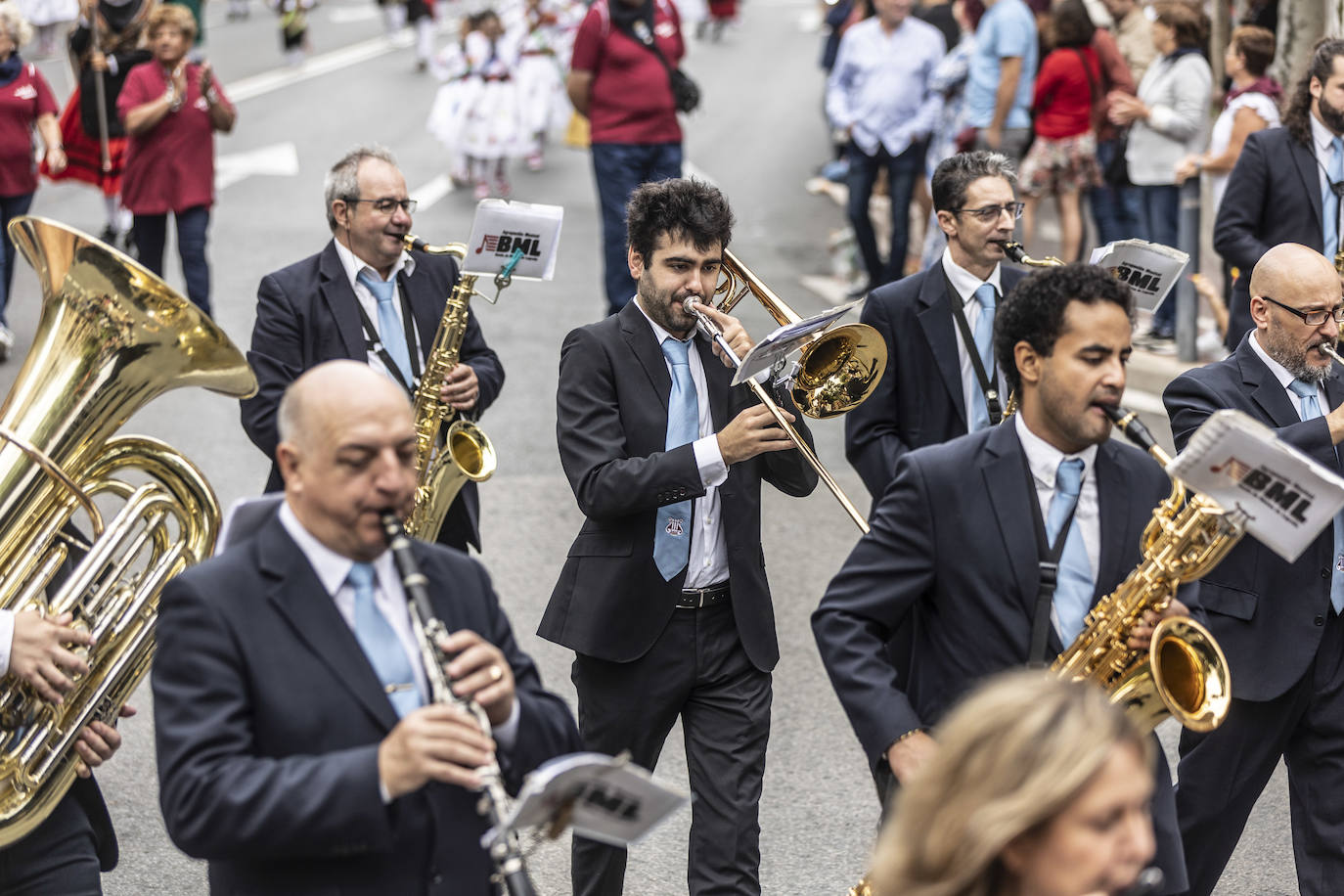 Desfile de carrozas de las fiestas de San Mateo