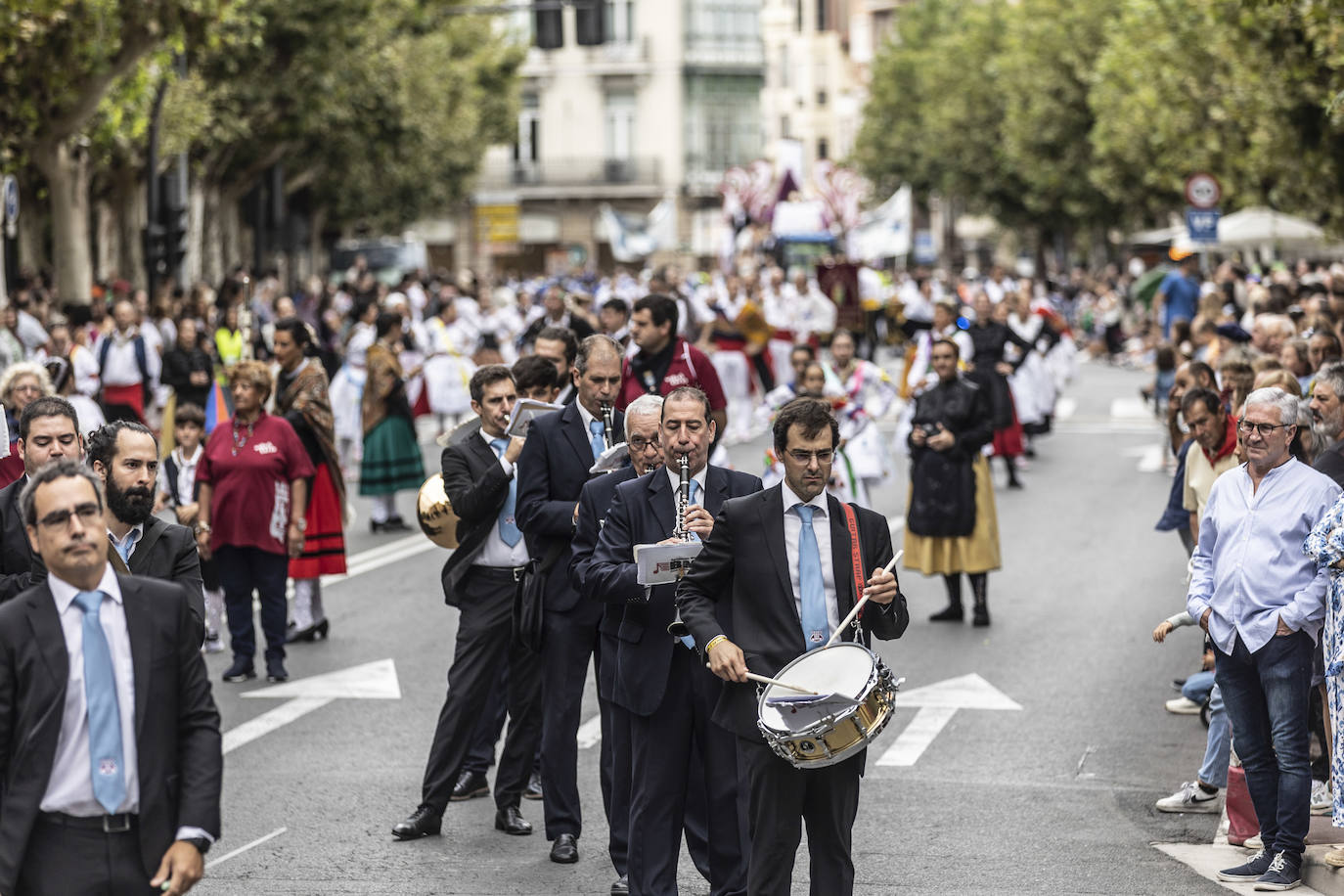 Desfile de carrozas de las fiestas de San Mateo