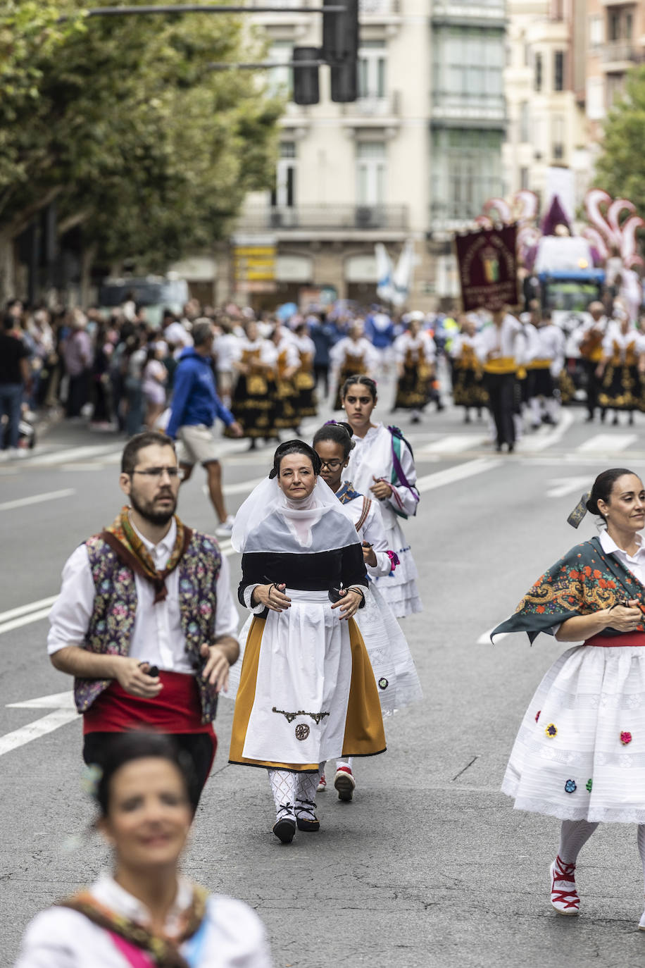 Desfile de carrozas de las fiestas de San Mateo