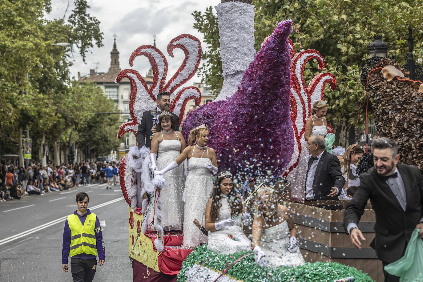 Desfile de carrozas de las fiestas de San Mateo