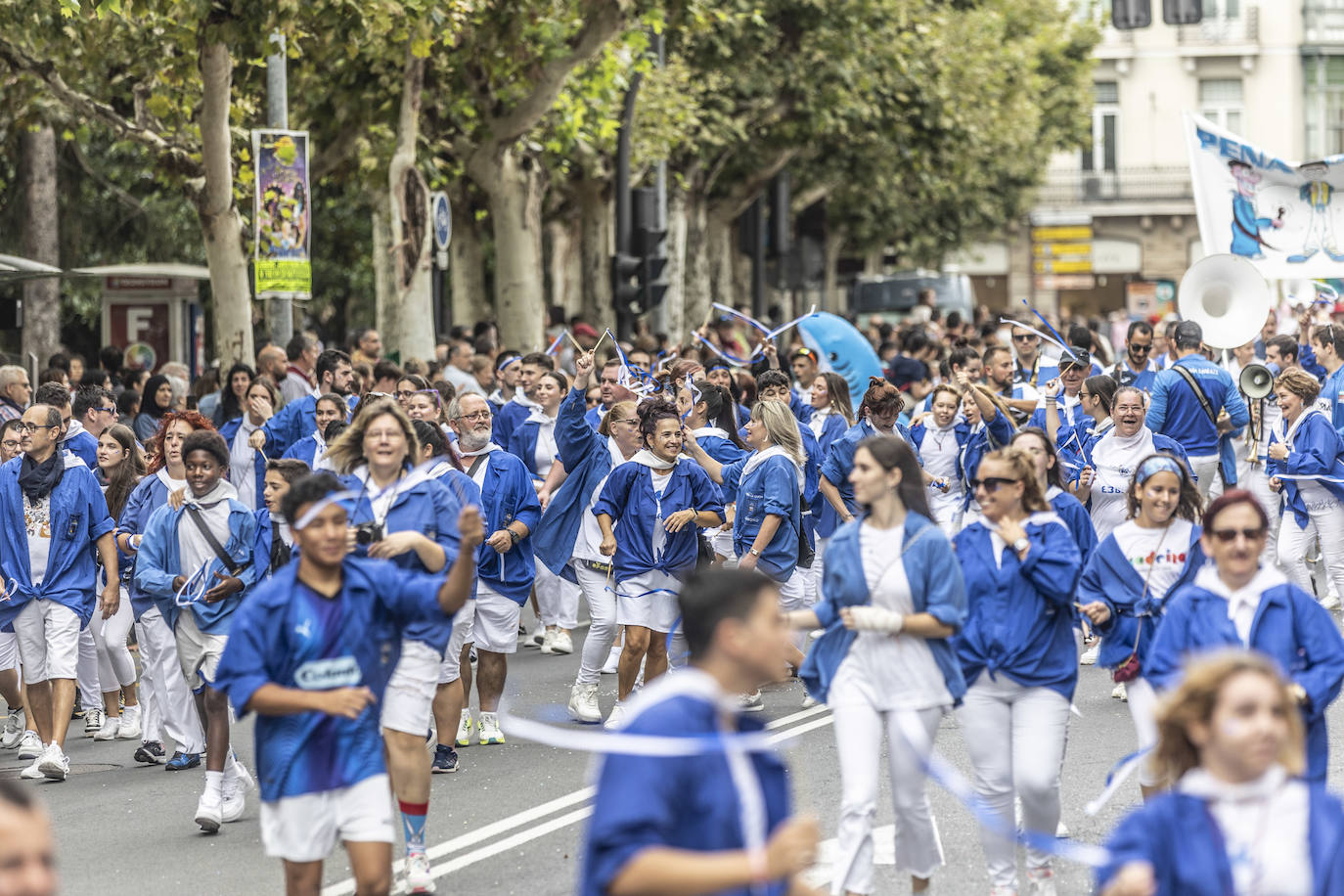 Desfile de carrozas de las fiestas de San Mateo