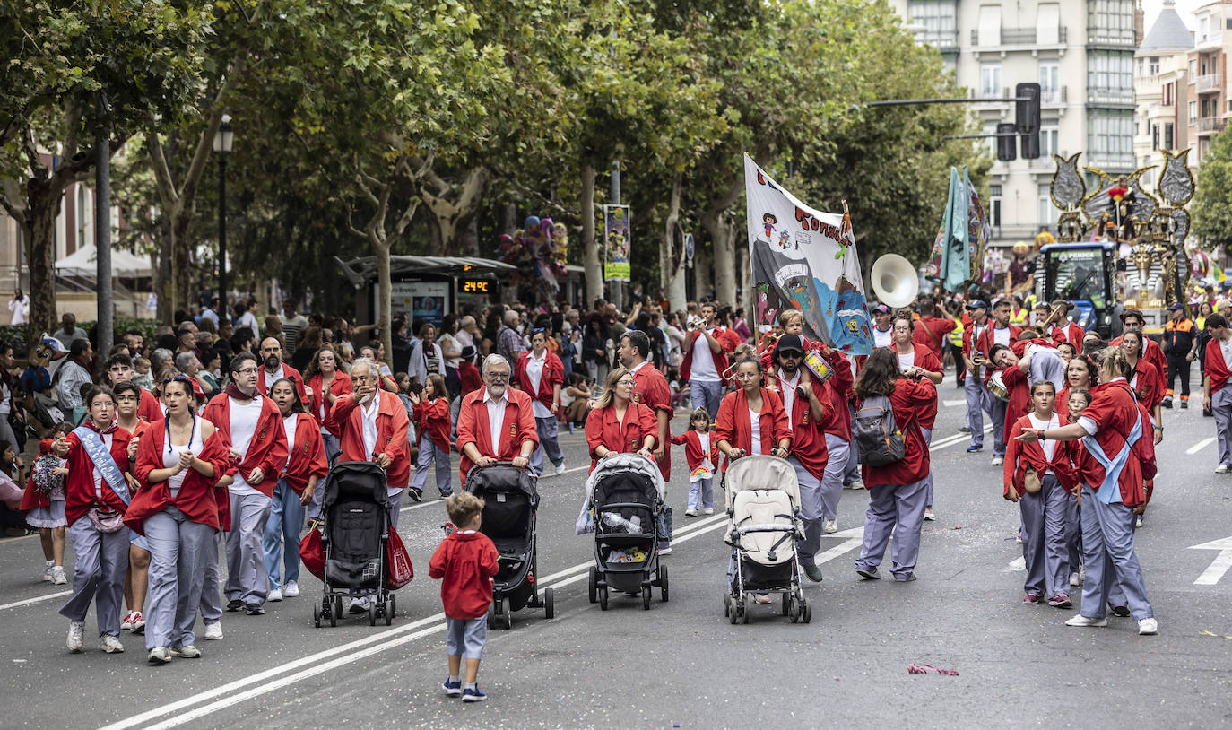 Desfile de carrozas de las fiestas de San Mateo