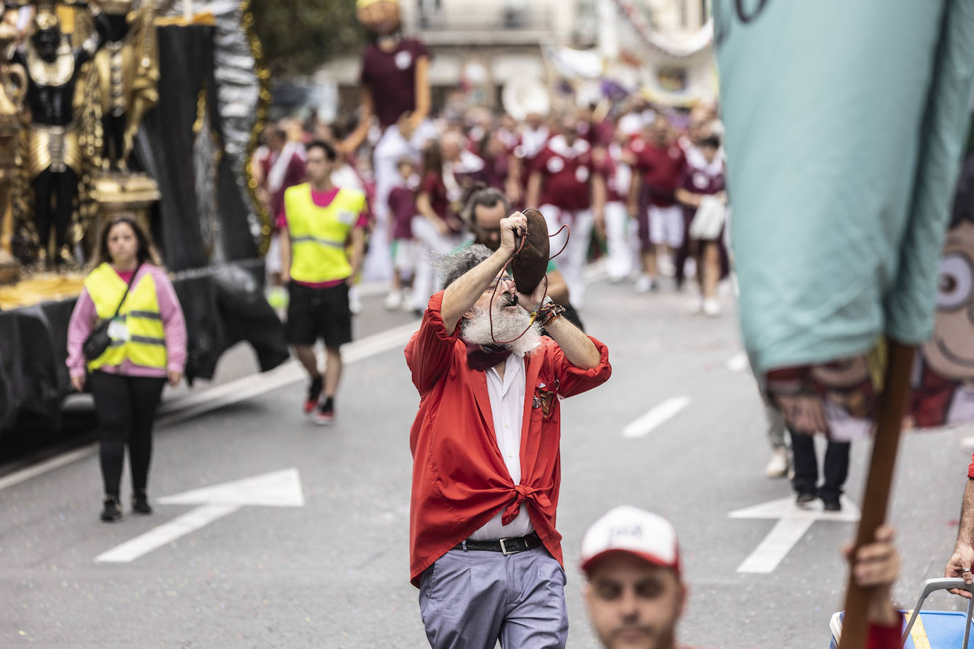 Desfile de carrozas de las fiestas de San Mateo