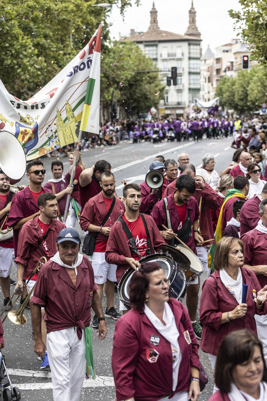 Desfile de carrozas de las fiestas de San Mateo