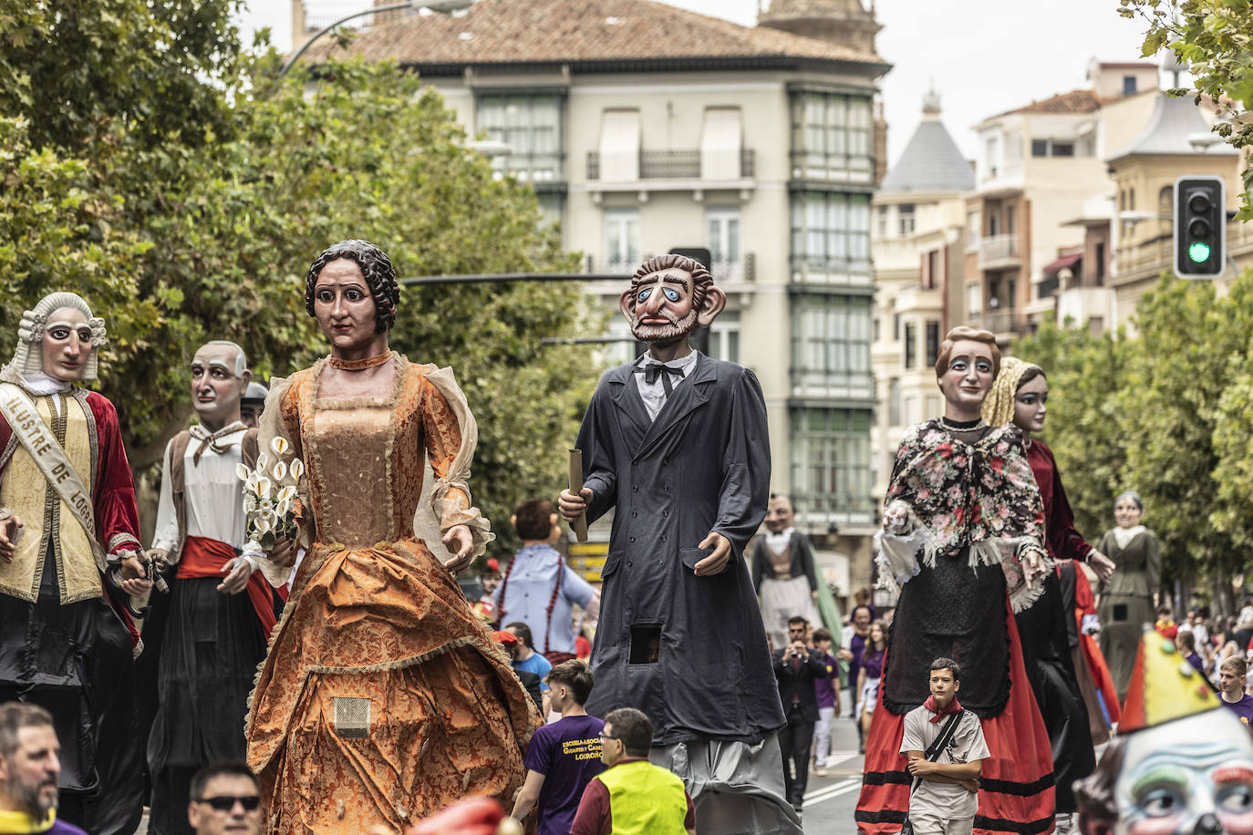 Desfile de carrozas de las fiestas de San Mateo