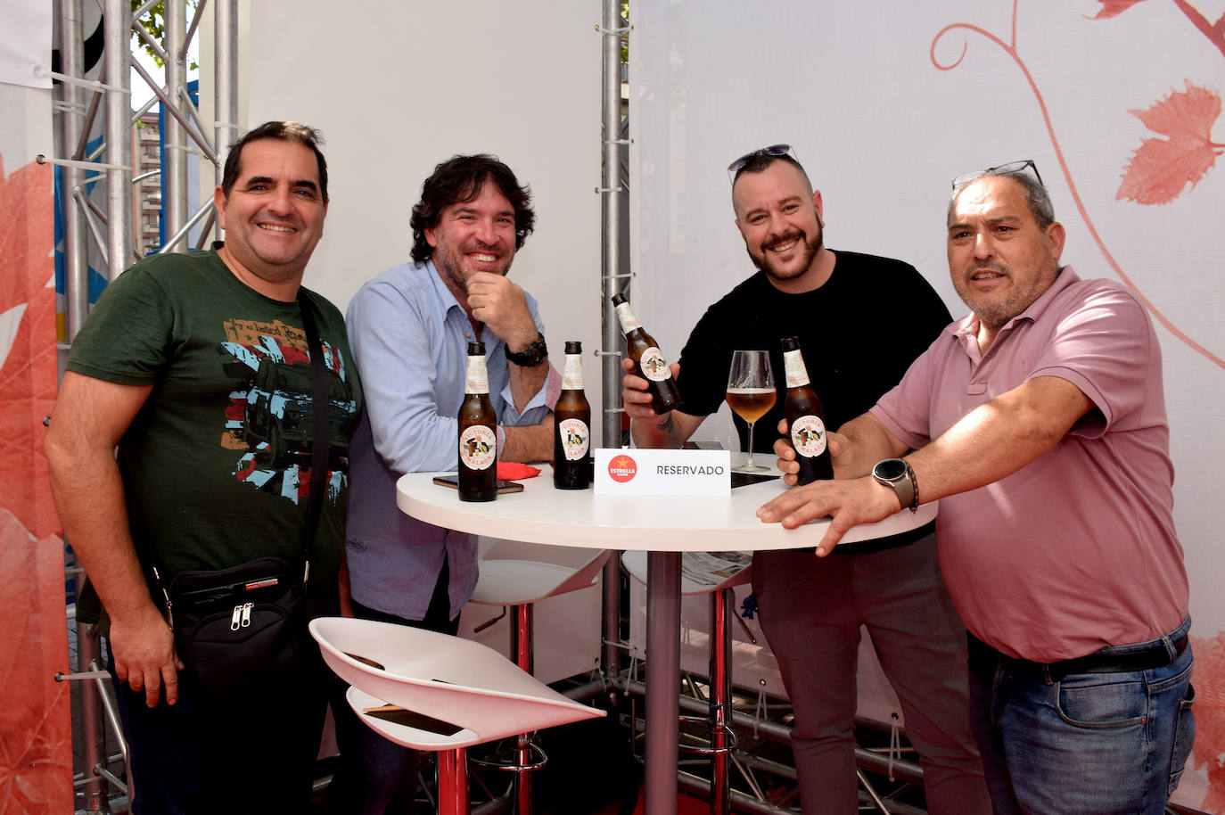 Rubén Alguacil, Rodrígo Pérez, Cristian del Río y Ricardo García