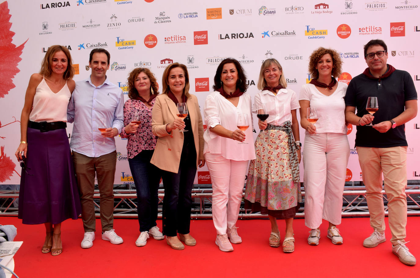 Estrella Domínguez, Diego García, Ana Victoria del Vigo, Beatriz Arráiz, Concha Andreu, Teresa Cobo, María Marrodán y Daniel Carrillo.