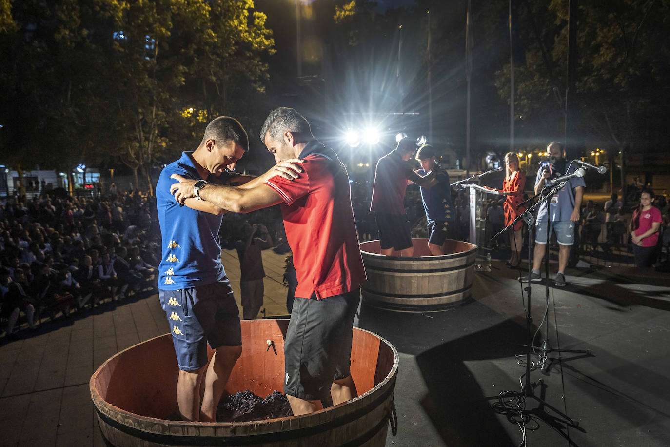 Pisado popular de la uva