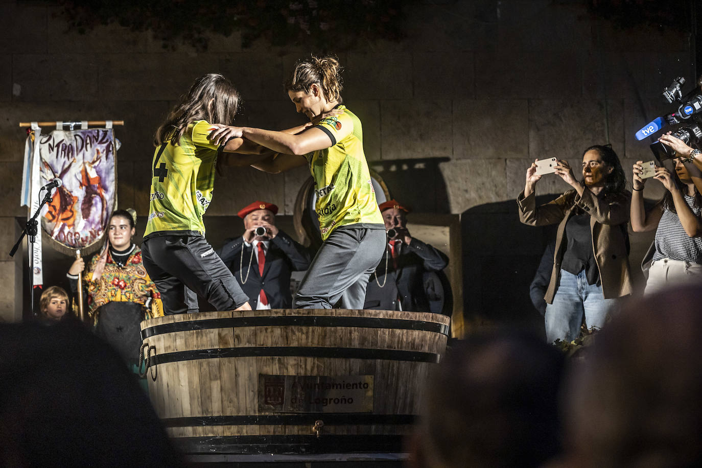 Pisado popular de la uva