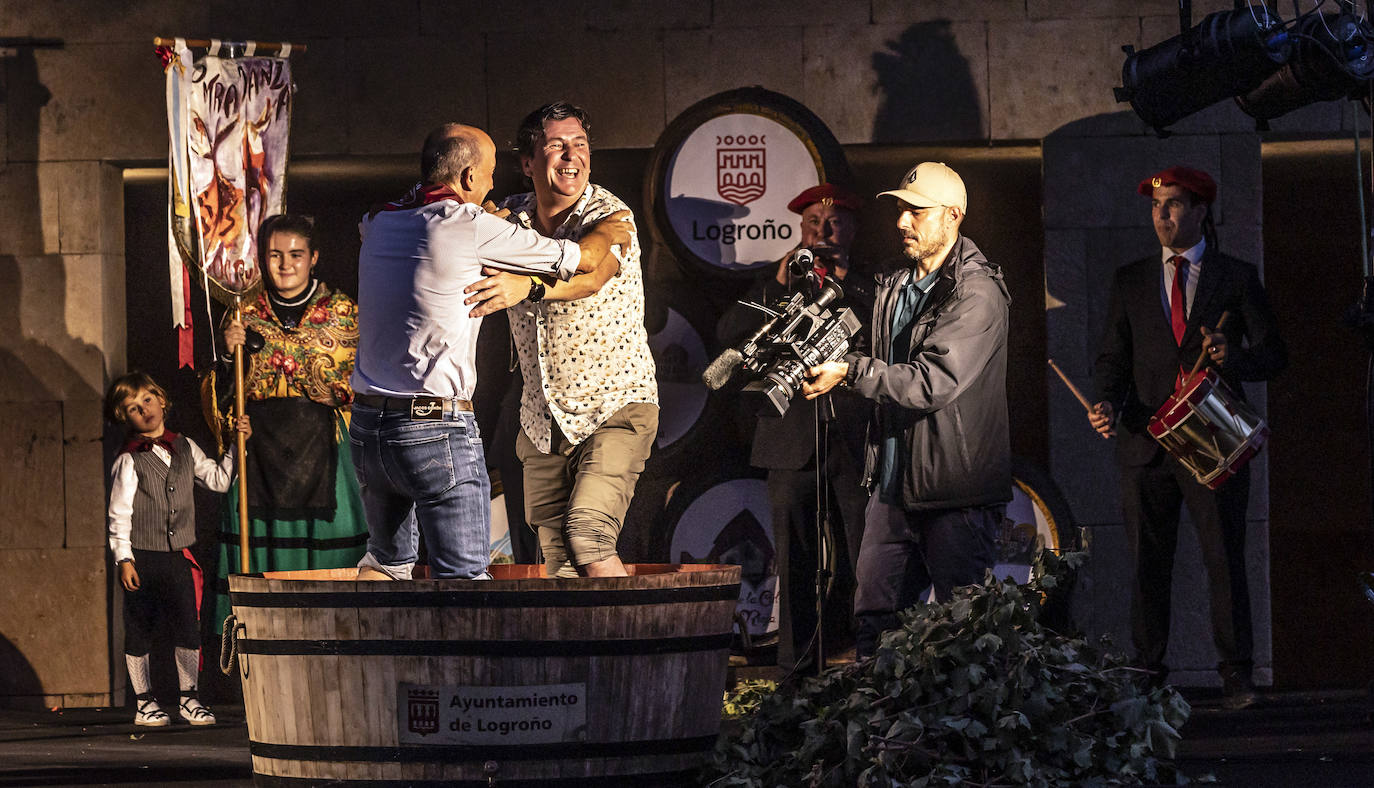 Pisado popular de la uva