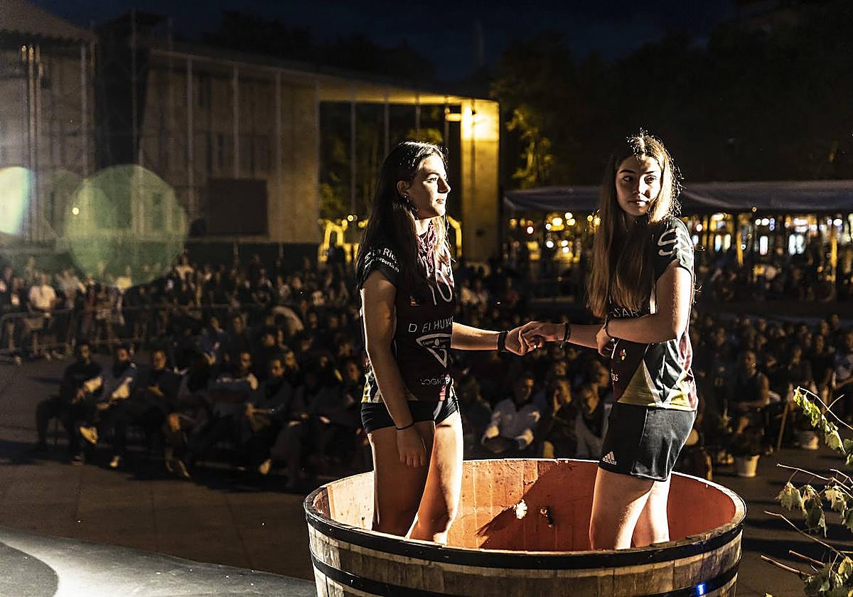 Pisado popular de la uva