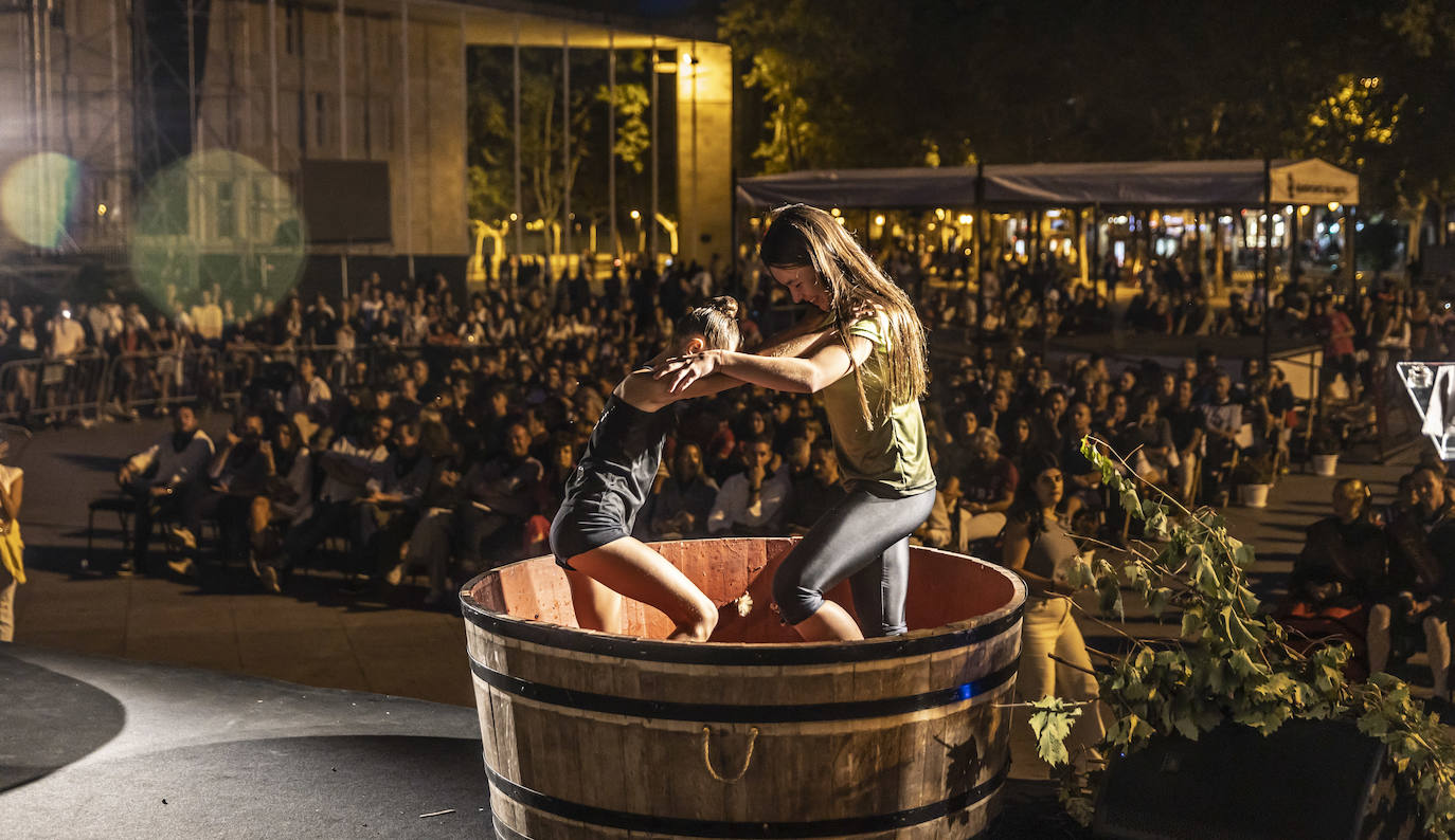 Pisado popular de la uva