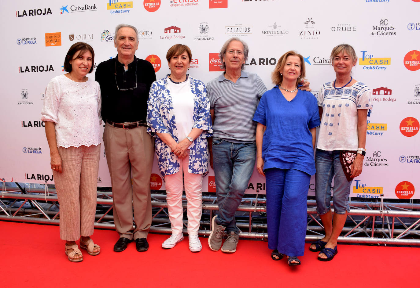 Pilar Salas, Alonso Chavarri, María Antonia San Felipe, Rubén Lapuente, Carmen Sevillano y Teresa Cobo