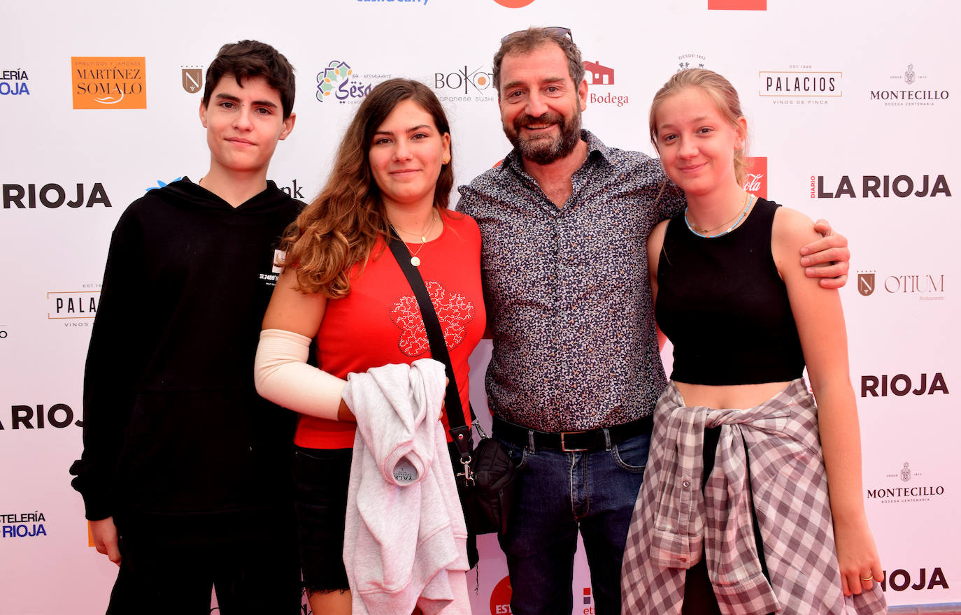 Adrián, Luz María, Miguel Sáenz y Olivia.