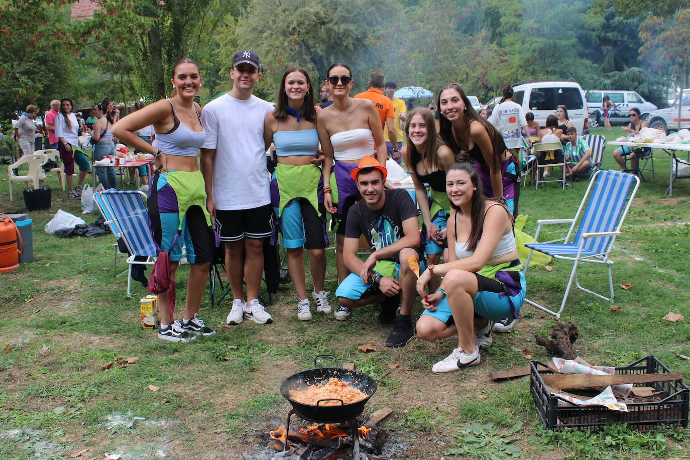 Tradicional concurso de paellas para despedir las fiestas de Nájera