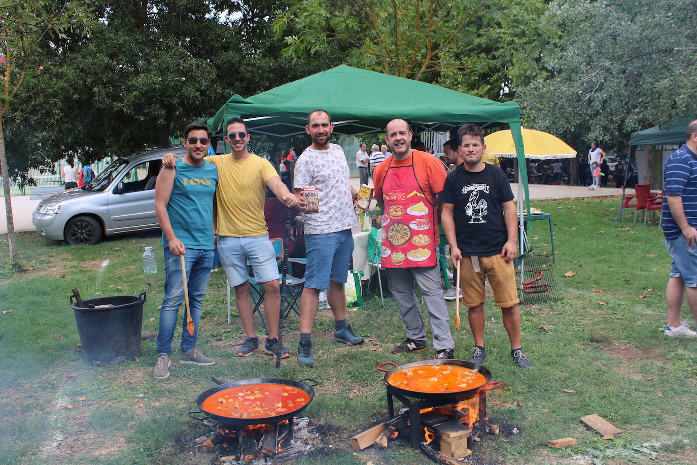 Tradicional concurso de paellas para despedir las fiestas de Nájera